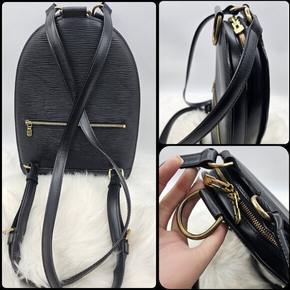 LV Mabillon Backpack in Black Epi Leather - Picture 11 of 17